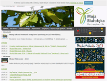 Tablet Screenshot of mojabialoleka.pl